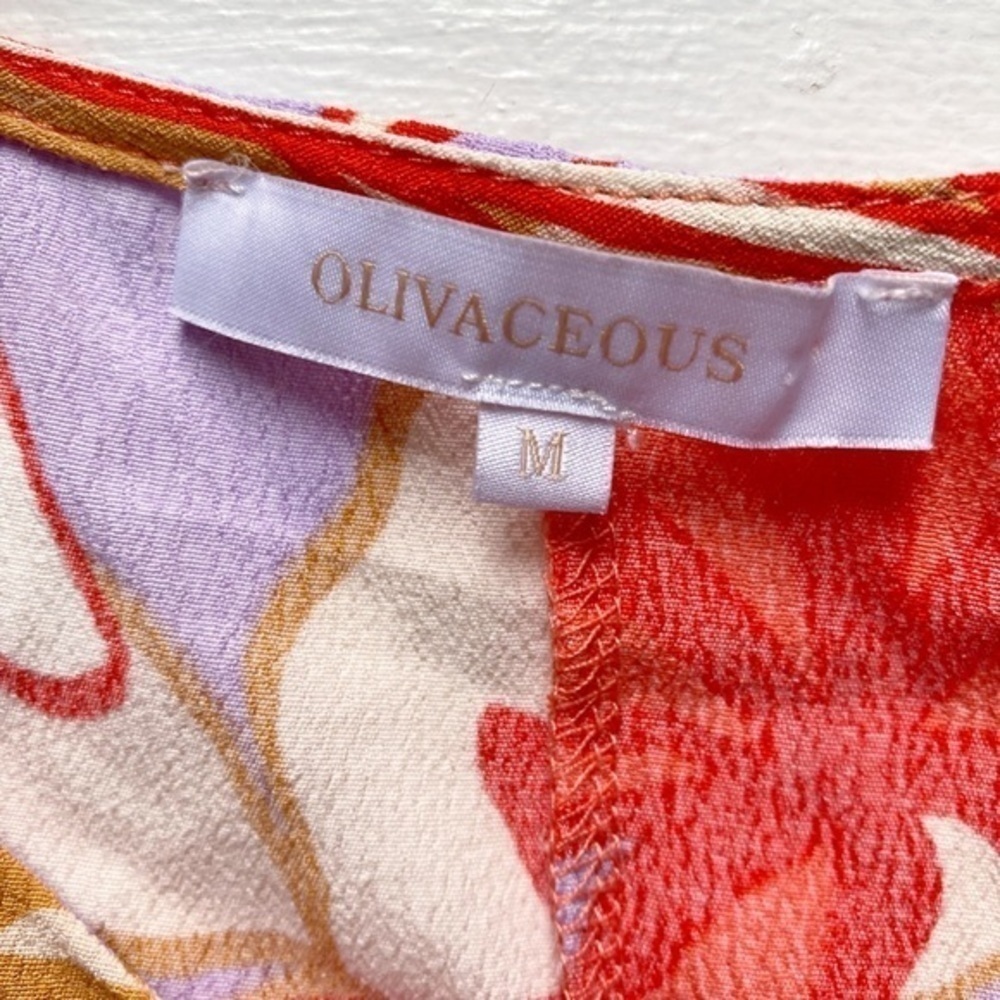 OLIVACEOUS LILAC‎ BLOOMS MIDI DRESS - Picture 7 of 16